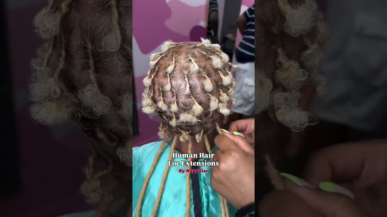 The best human hair Loc Extensions in the Industry!😍 Shop now at NappStar.com#locs
