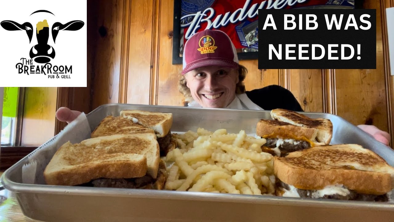 THIS BURGER CHALLENGE WAS MESSY!