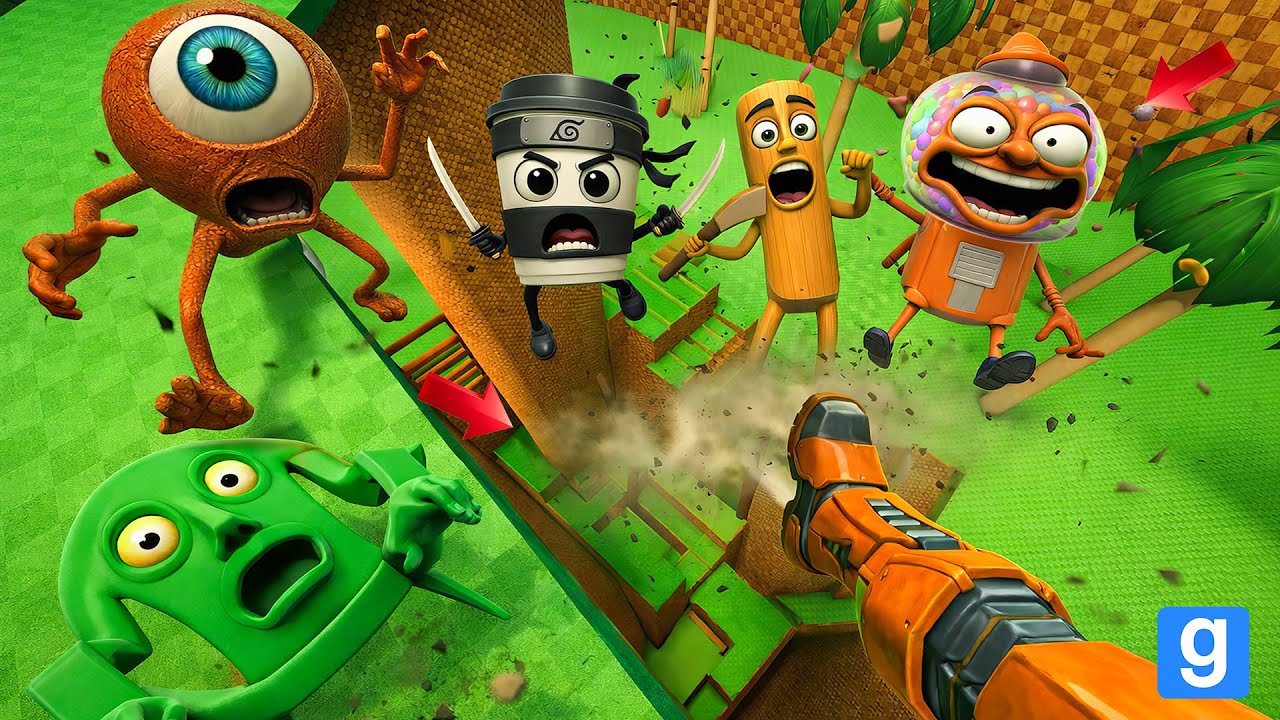 Brainrot Memes Get Spartan Kicked Down the Endless Pit 🕳️ | Garry’s Mod