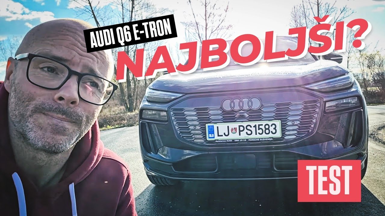Audi ni nič plačal - TEST -Audi Q6 e-tron quattro - VLOG #1036