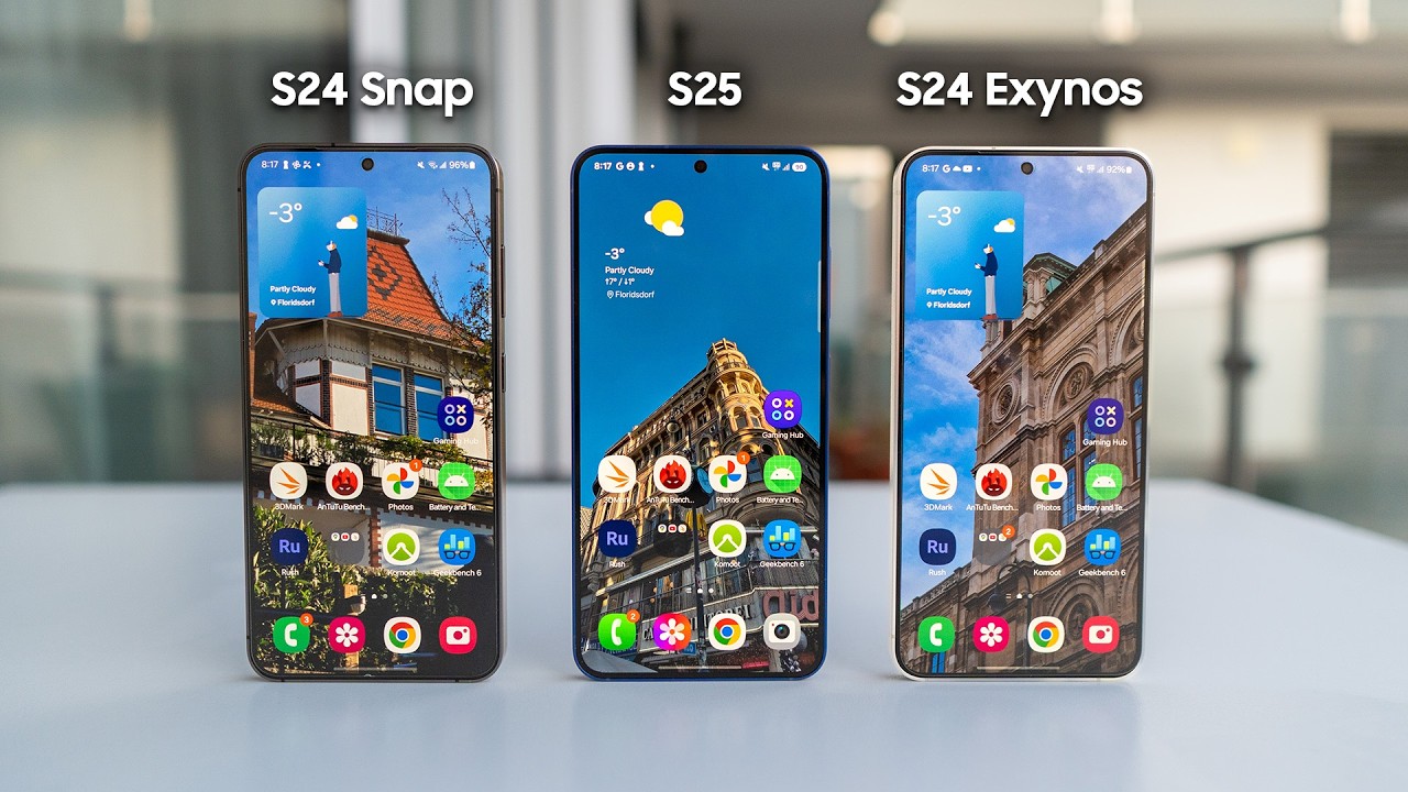 Galaxy S25 vs. S24 Exynos vs. Snapdragon Battery and Camera Test!