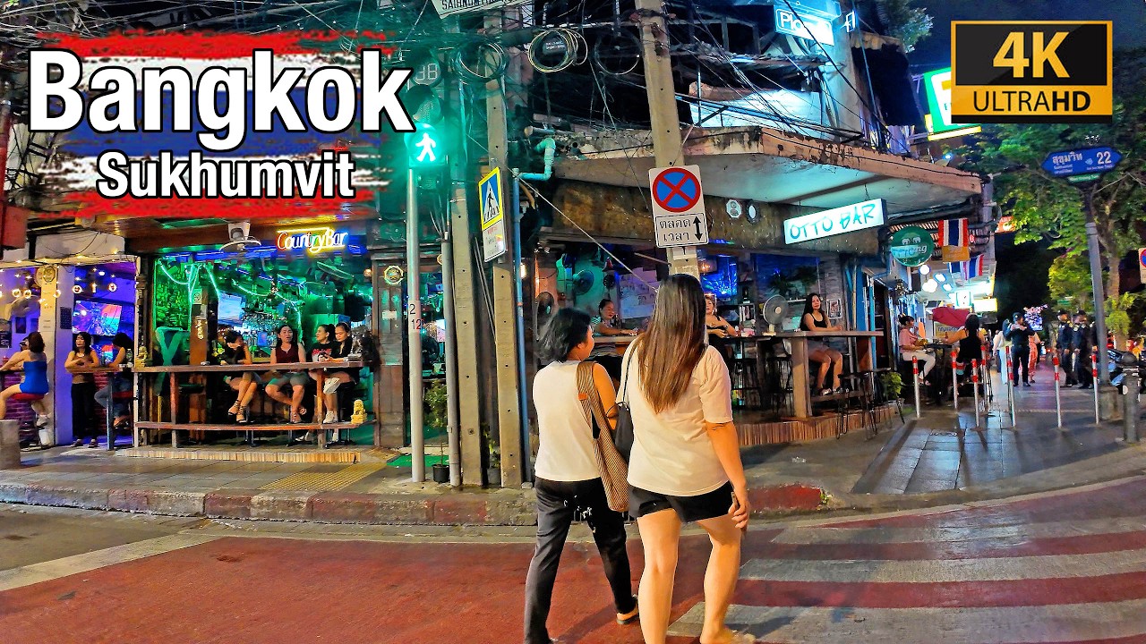 [4K] Sukhumvit Soi 22 - Asoke Bangkok 🇹🇭 Walking in Bangkok (ASMR City Sounds) Walking Tour
