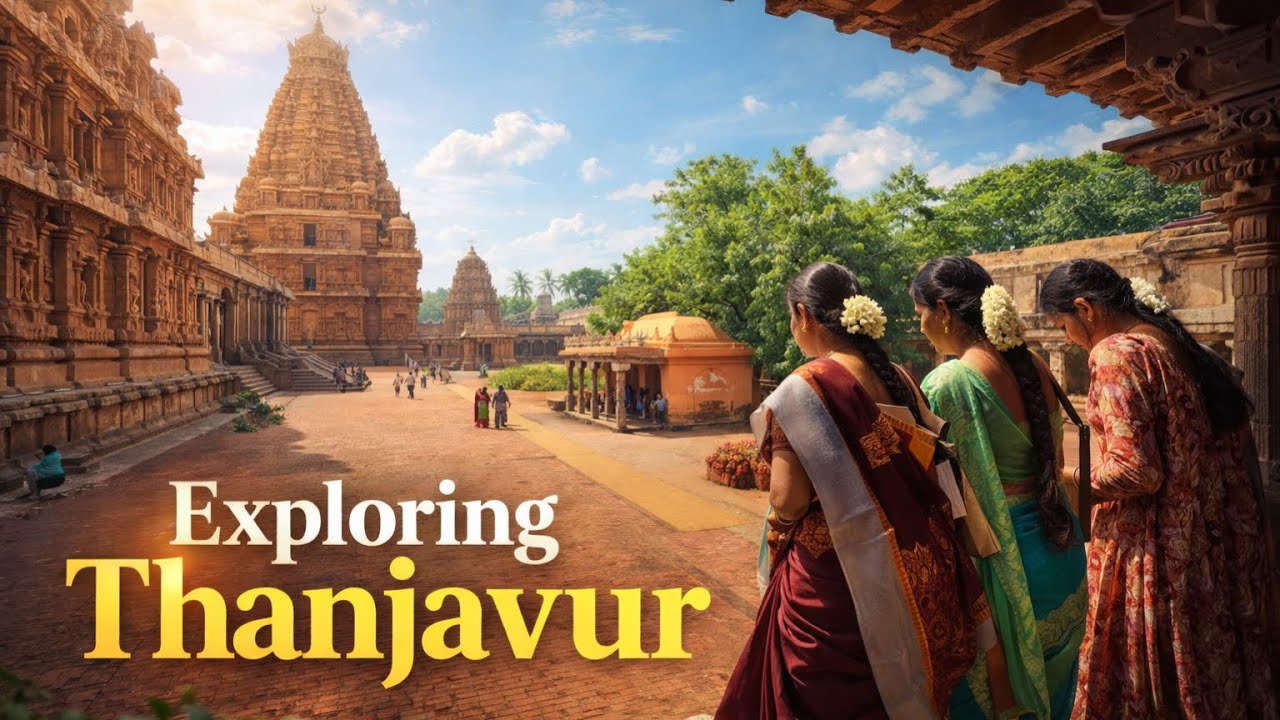 Thanjavur Tour Guide In Hindi | Brihadeeswara Temple |Airavatesvara Temple | Thanjavur History 