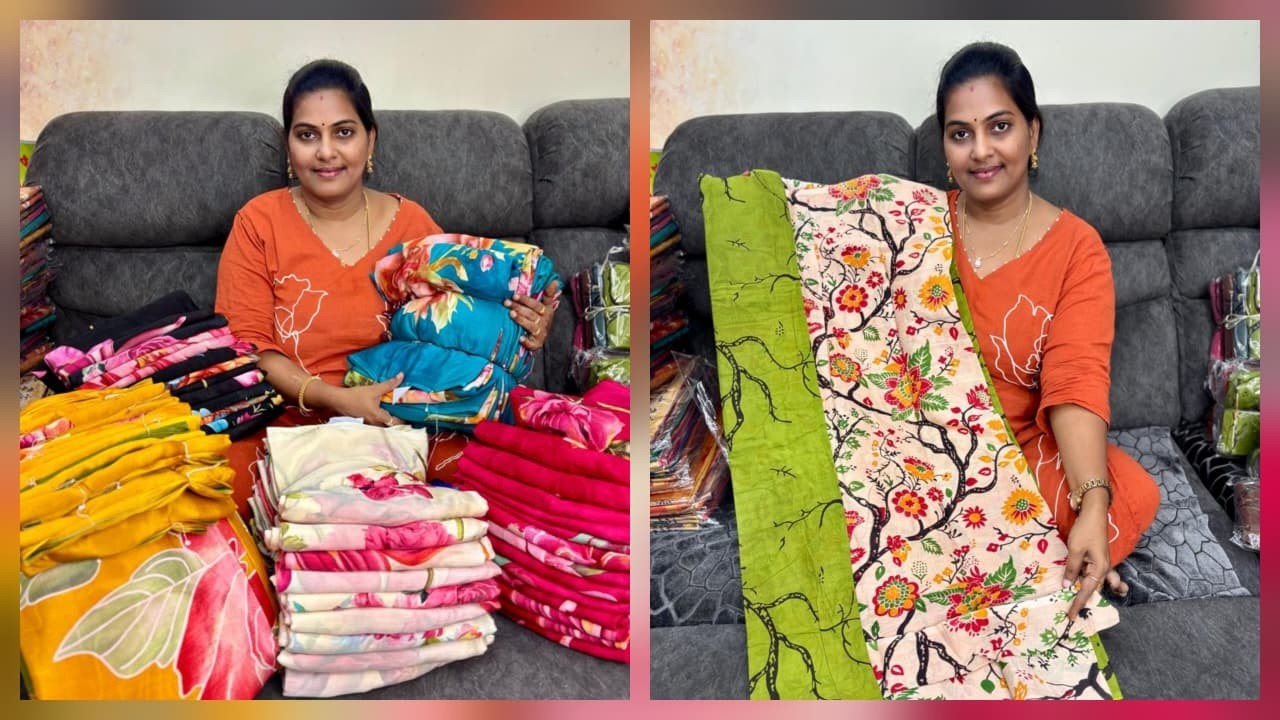 Malai Cotton Langavoni n Kota Chinnon sarees || Akki Latest Collections || Live Booking ||