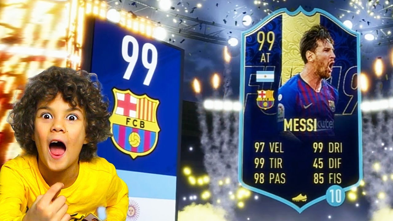 Trovo MESSI Card TOTY 99 nei PACCHETTI FIFA FUT 19 | Fifa Pack Opening