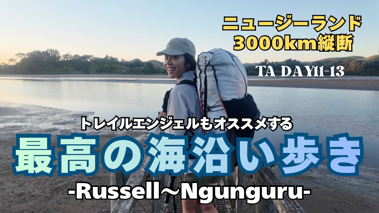 最高の海沿い歩き【TA DAY11-13】テアラロア/teararoa/ロングトレイル/ニュージーランド