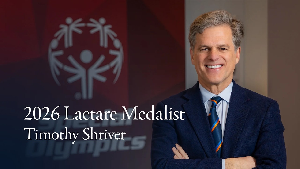 2026 Laetare Medalist: Tim Shriver, chairman and former CEO of Special Olympics