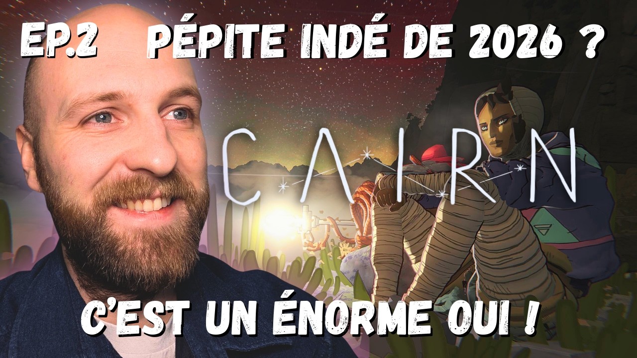 Tu as aimé Jusant ? 🥰 Alors FONCE sur Cairn ! Ce jeu indé est vraiment incroyable 🔥
