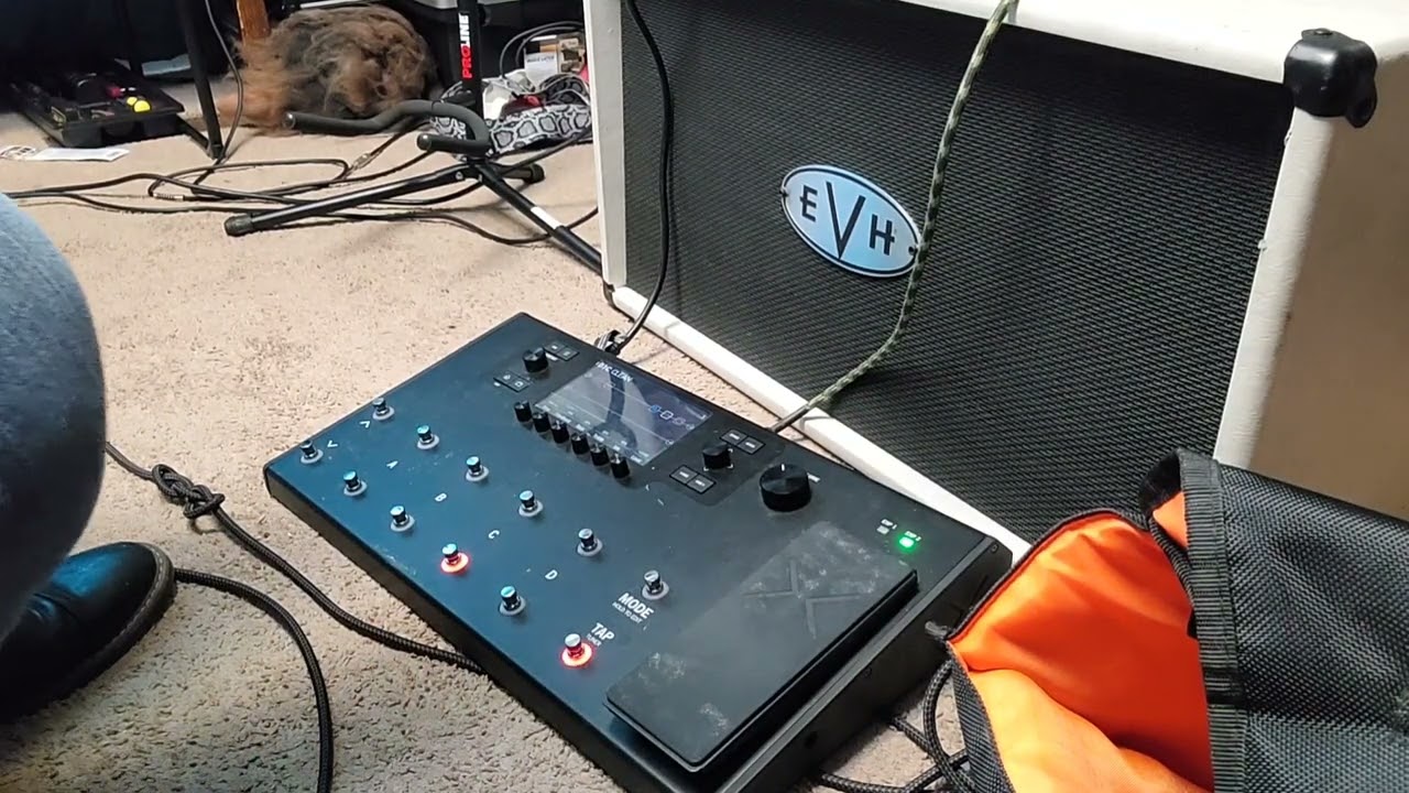 My Live Rig Overview (Line 6 Helix, Seymour Duncan Powerstage, EVH Cab)
