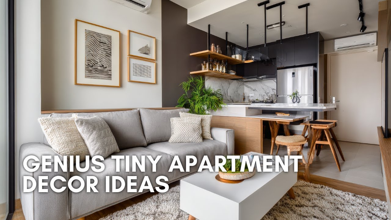 Genius Tiny Apartment Decor Ideas That Look Amazing and Save Space Without Losing Comfort