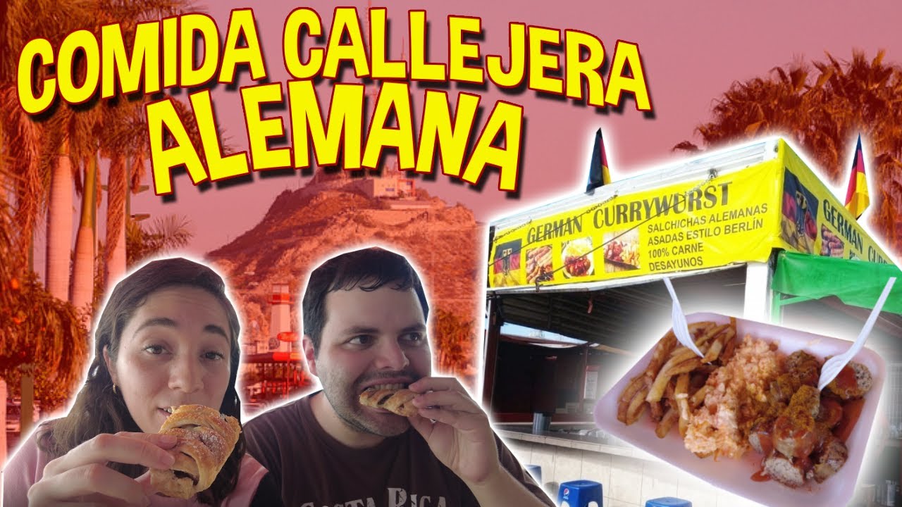 Probando comida callejera Alemana en Hermosillo! | Currywurst