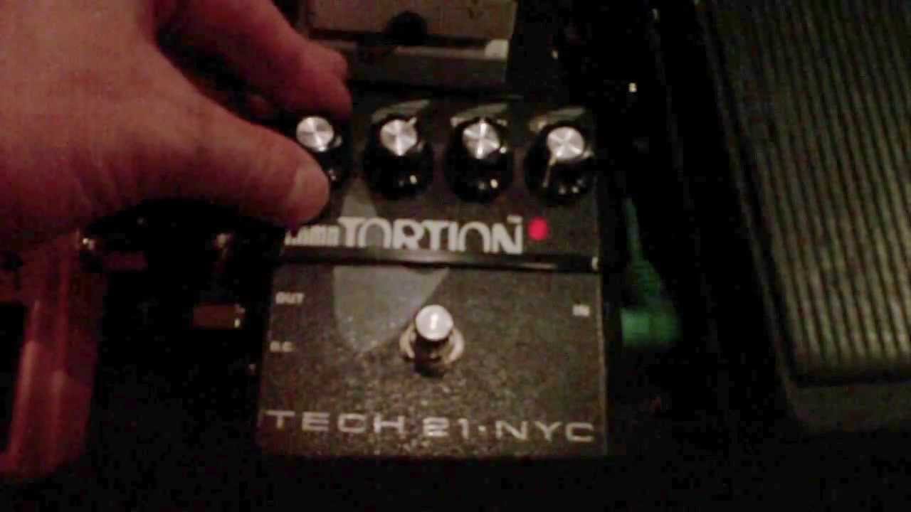 Tech 21 CompTortion Pedal, Distortion Compressor, 1966 Fender Pro Reverb amp