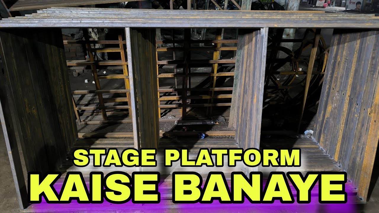 STAGE PLATFORM KAISE BANAYE !! 3/1 KA PIPE SE !! 
