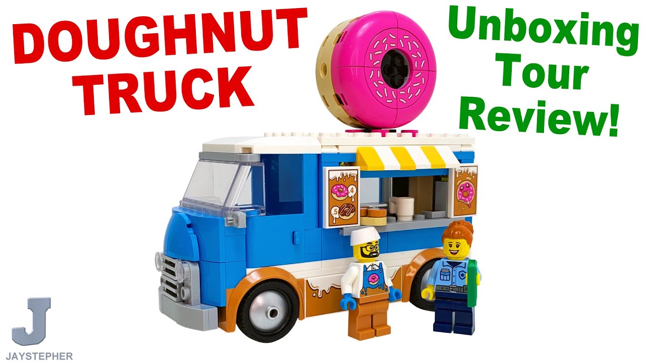 LEGO City 2025 Doughnut Truck 60452 Unboxing, Tour, & Review