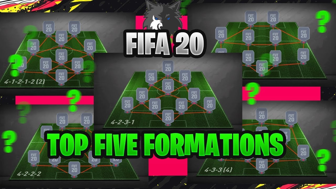 TOP 5 FIFA 20 FORMATIONS - PRO PLAYER ADVICE