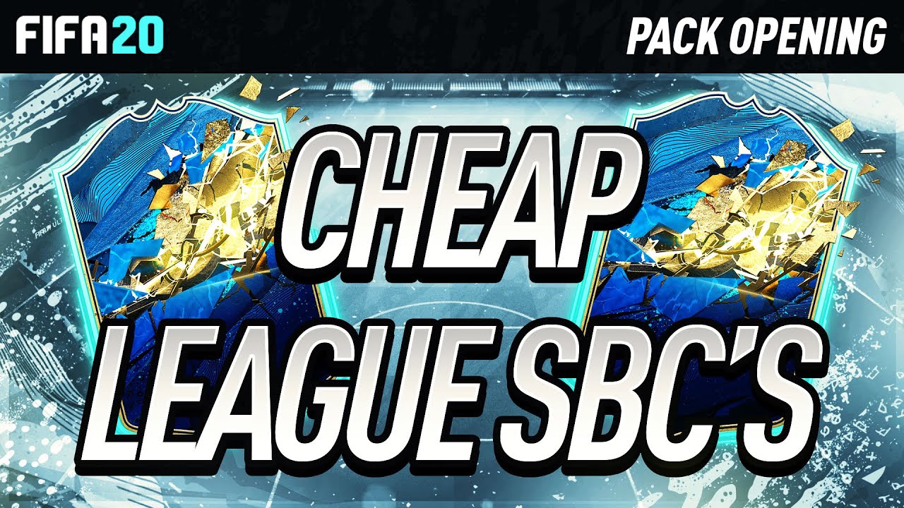 10 MORE CHEAP LEAGUE SBC'S WITH GREAT PACKS! FIFA 20!
