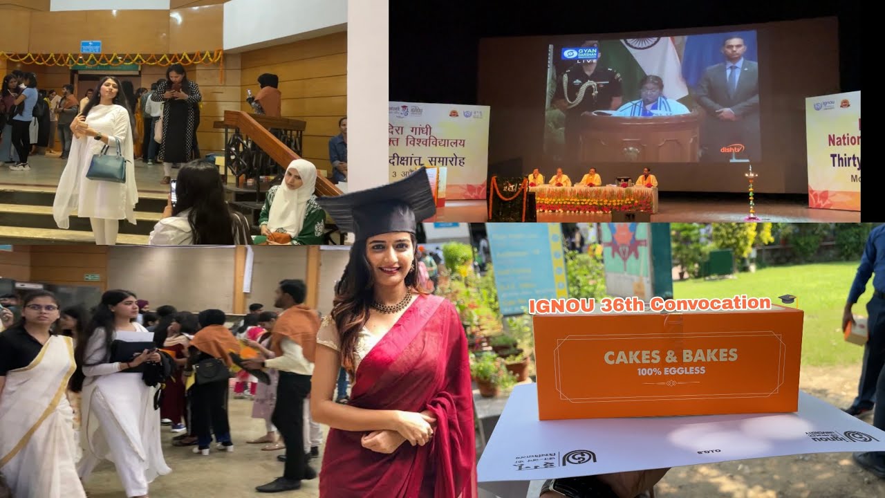 Convocation 2023 👨🏻&zwj;🎓| IGNOU 36th Convocation I IGNOU Convocation 2023 Delhi