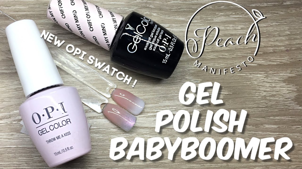 New OPI gel & Gel Polish Babyboomer/French fade