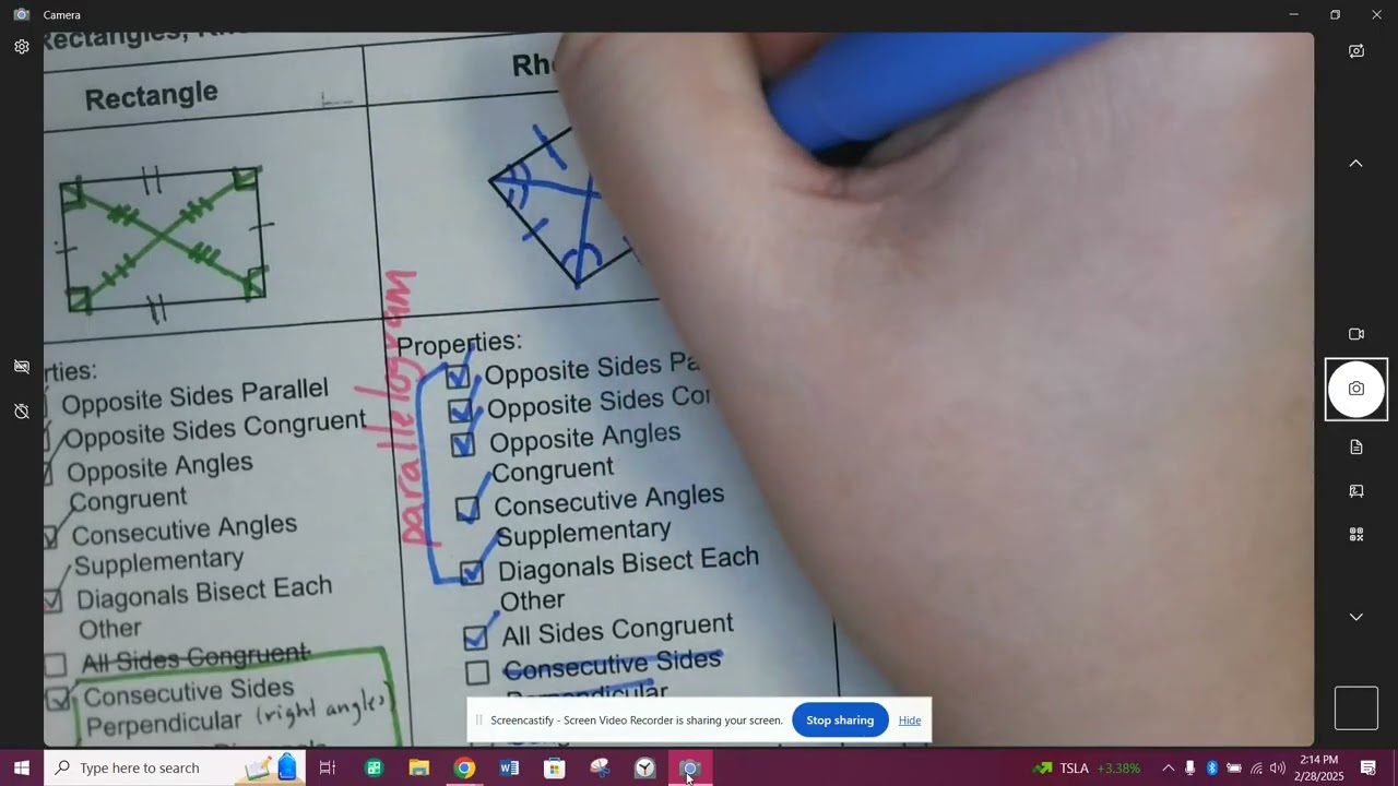 Ls. 7.3 Rectangles, Rhombi, & Squares Live