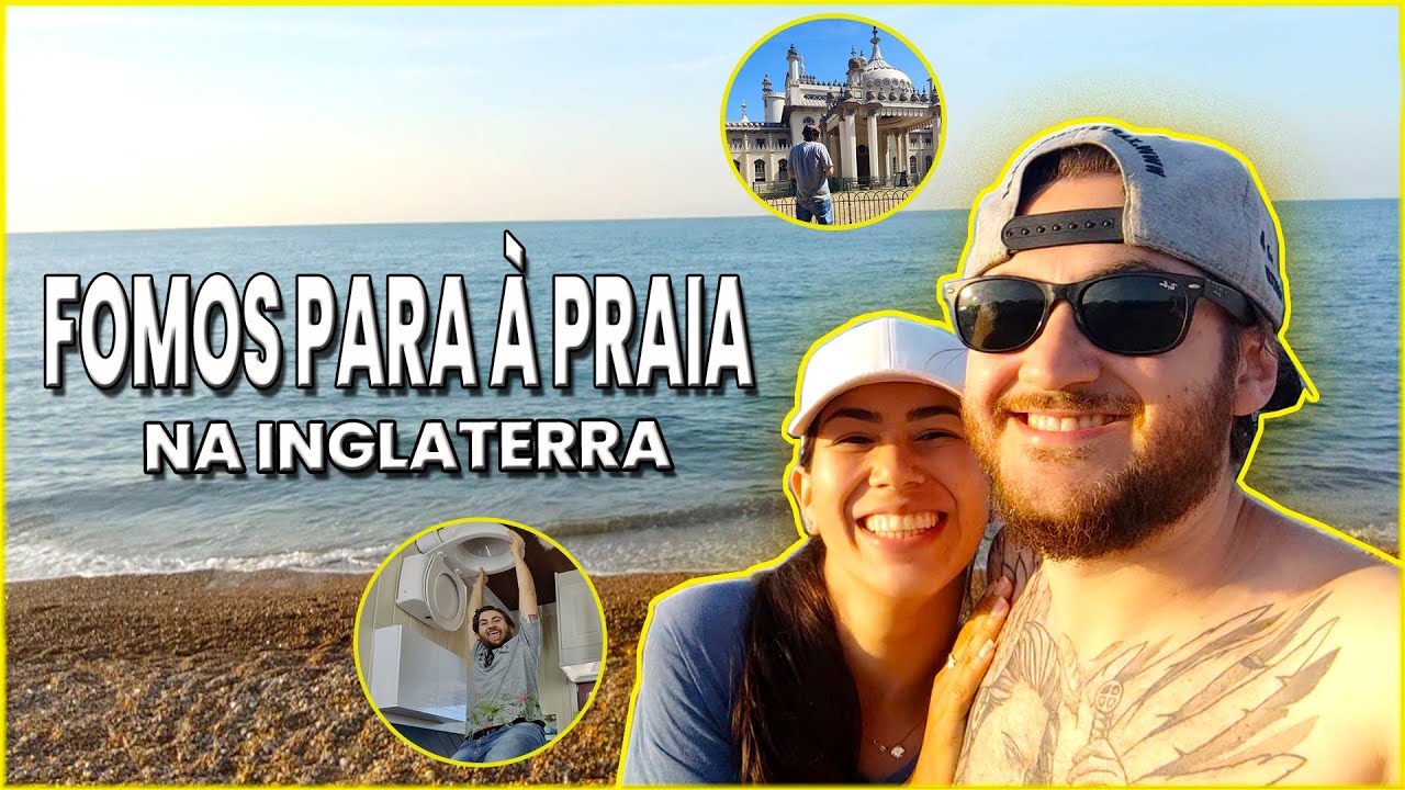 BRIGHTON, NOSSA PRIMEIRA PRAIA NA INGLATERRA PT 2  🏖  | 🇬🇧