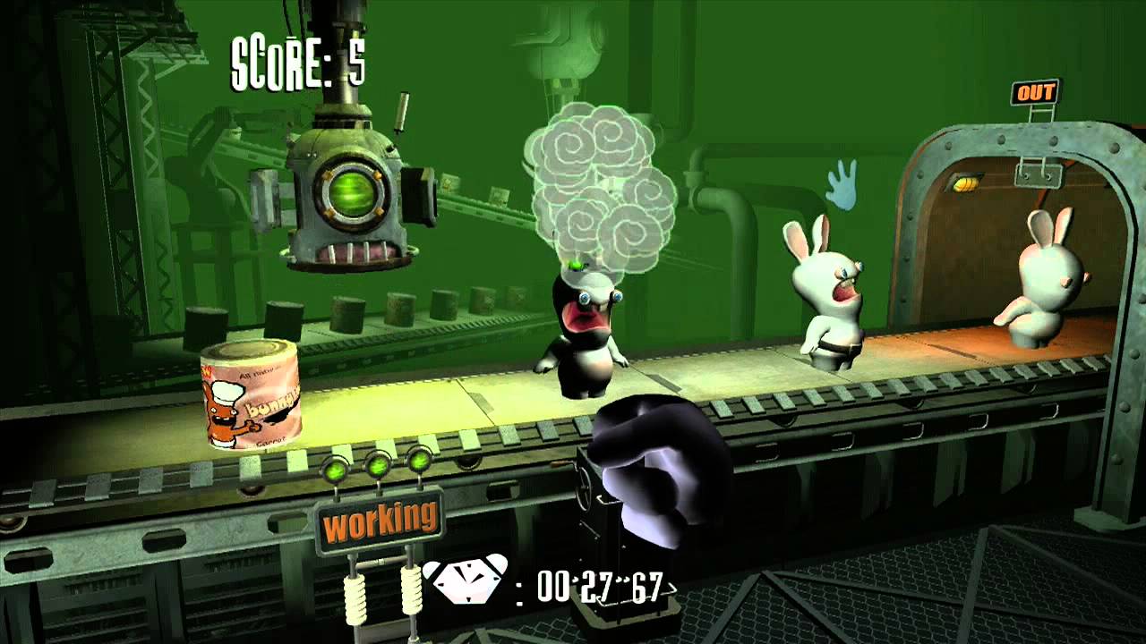 Rayman Raving Rabbids Walkthrough Bunnies Don‘t Like Rock, Paper, Scissor