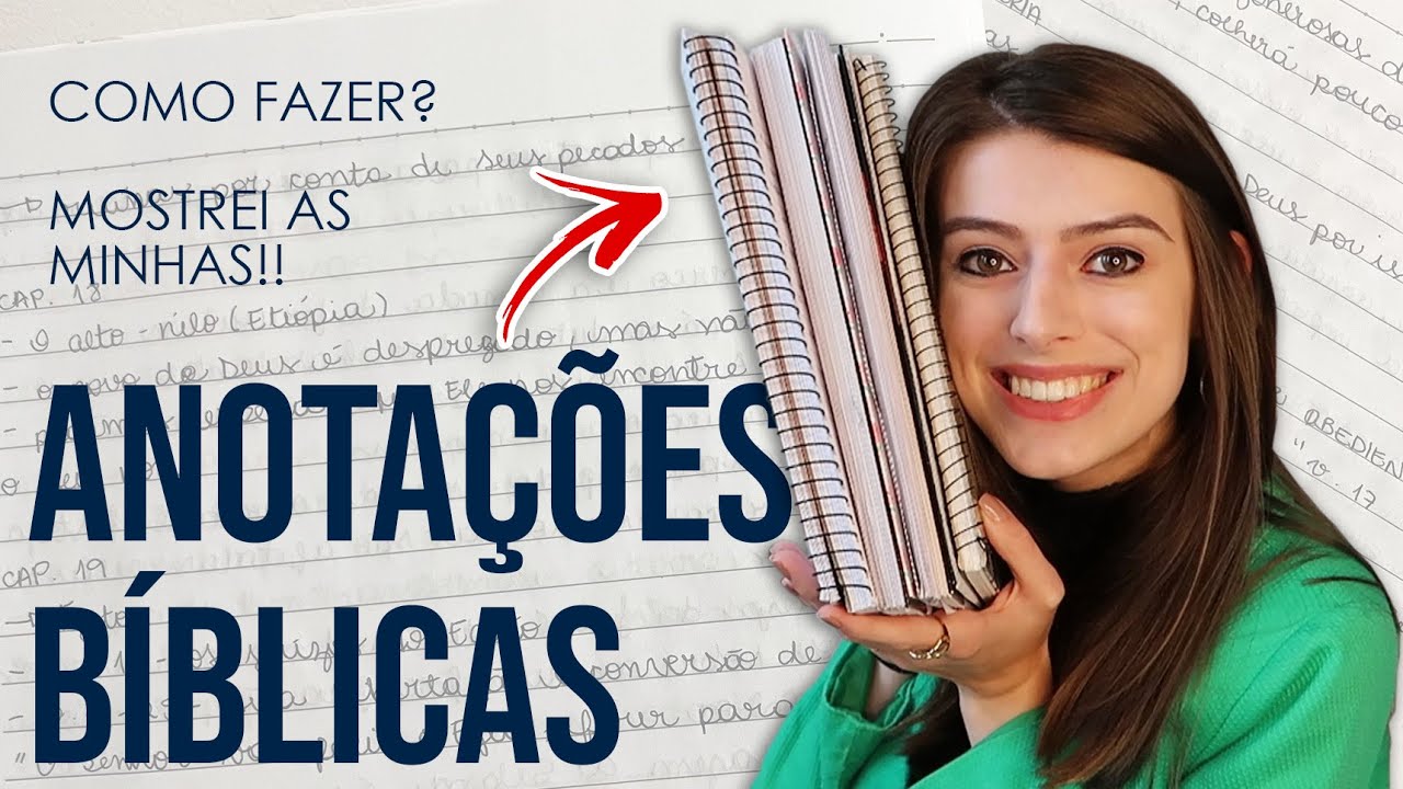 COMO FAZER ANOTAÇÕES DA BÍBLIA