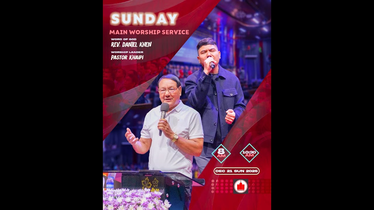 MAIN WORSHIP SERVICE / Word Of God - Rev . Daniel Khen / Agape Media / Agape Church Kalaymyo