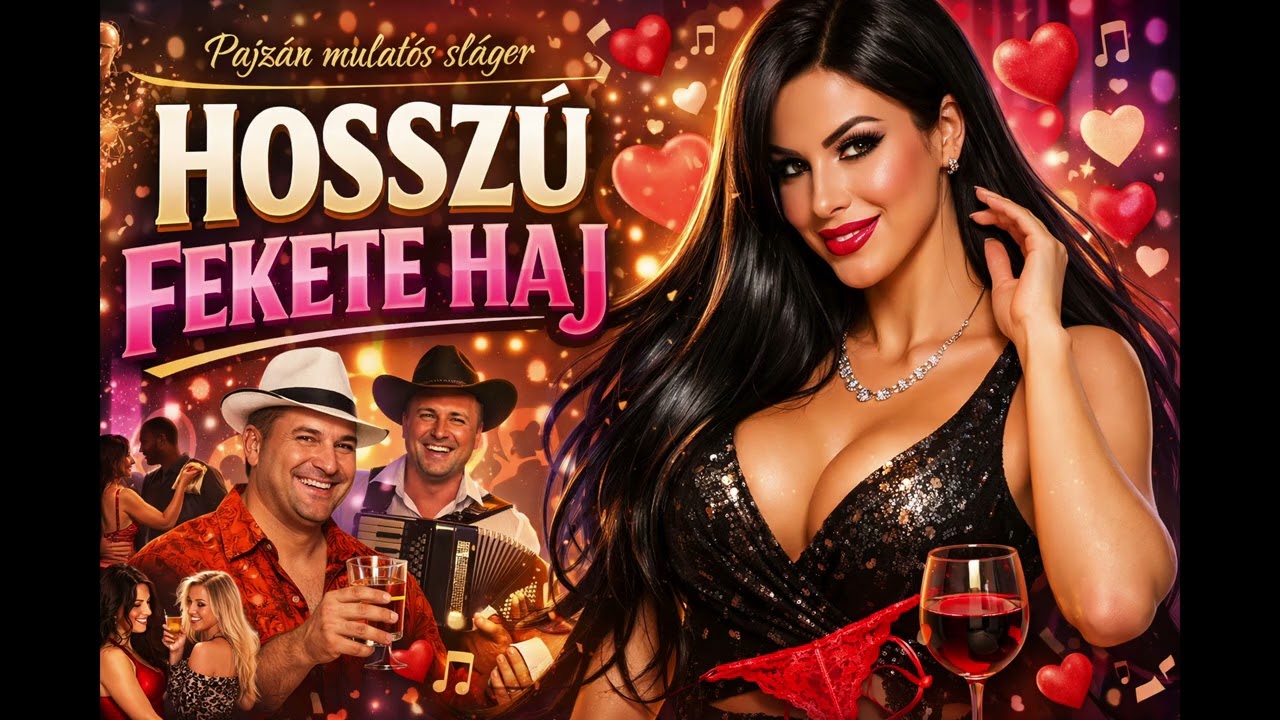Hosszú fekete haj (Mulatós stílusban)