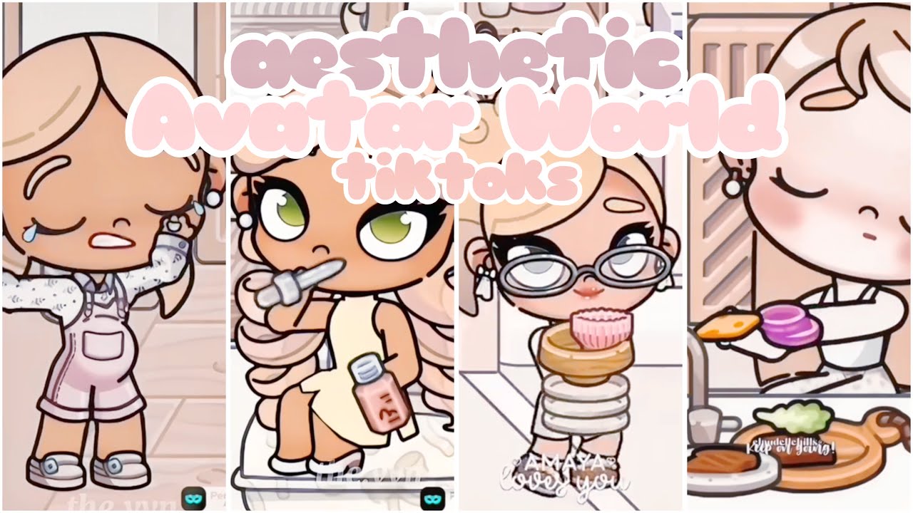 🌿50 minutes of Aesthetic Avatar World - routines, roleplay, cooking, and more! | Avatar World Game