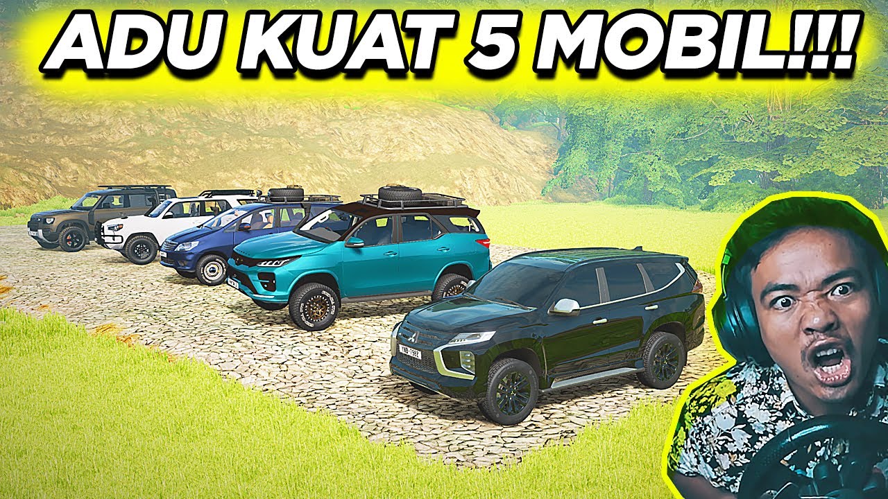 All New Pajero vs Fortuner vs Innova vs Defender vs 4Runner! BeamNG Drive