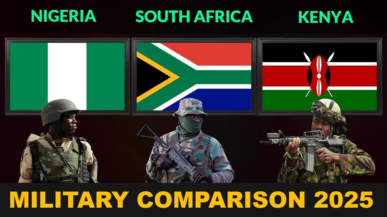 Nigeria vs South Africa vs Kenya Military Power Comparison 2025