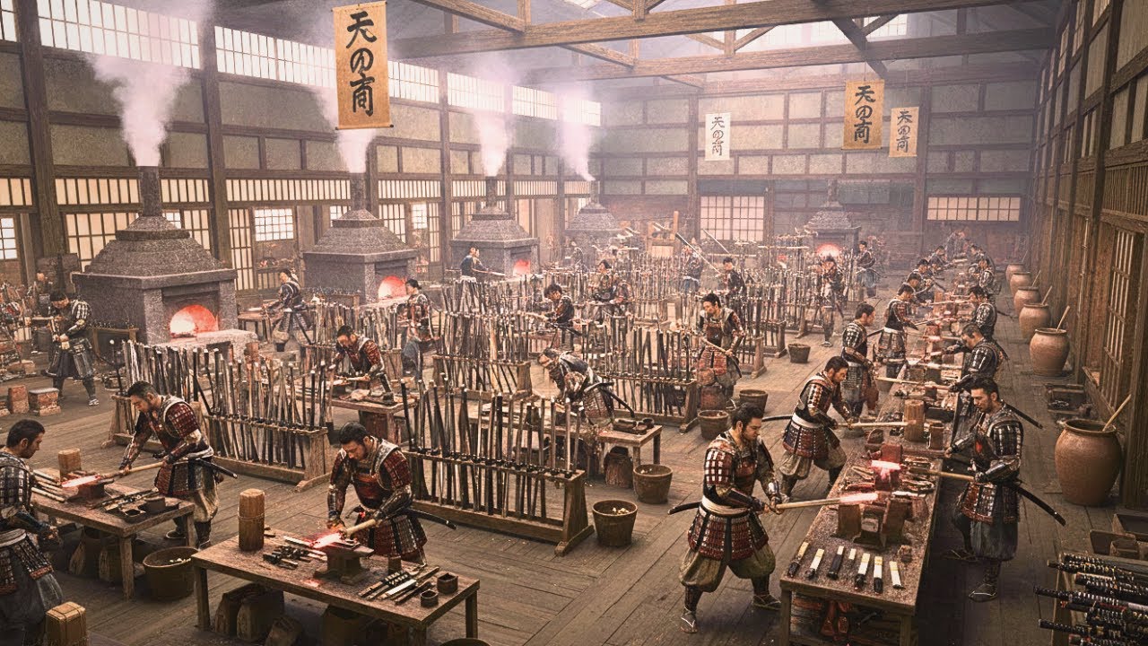 Inside an Ancient Factory: How Samurai Katanas Were Forged Inside Feudal Japan’s Steel Mills