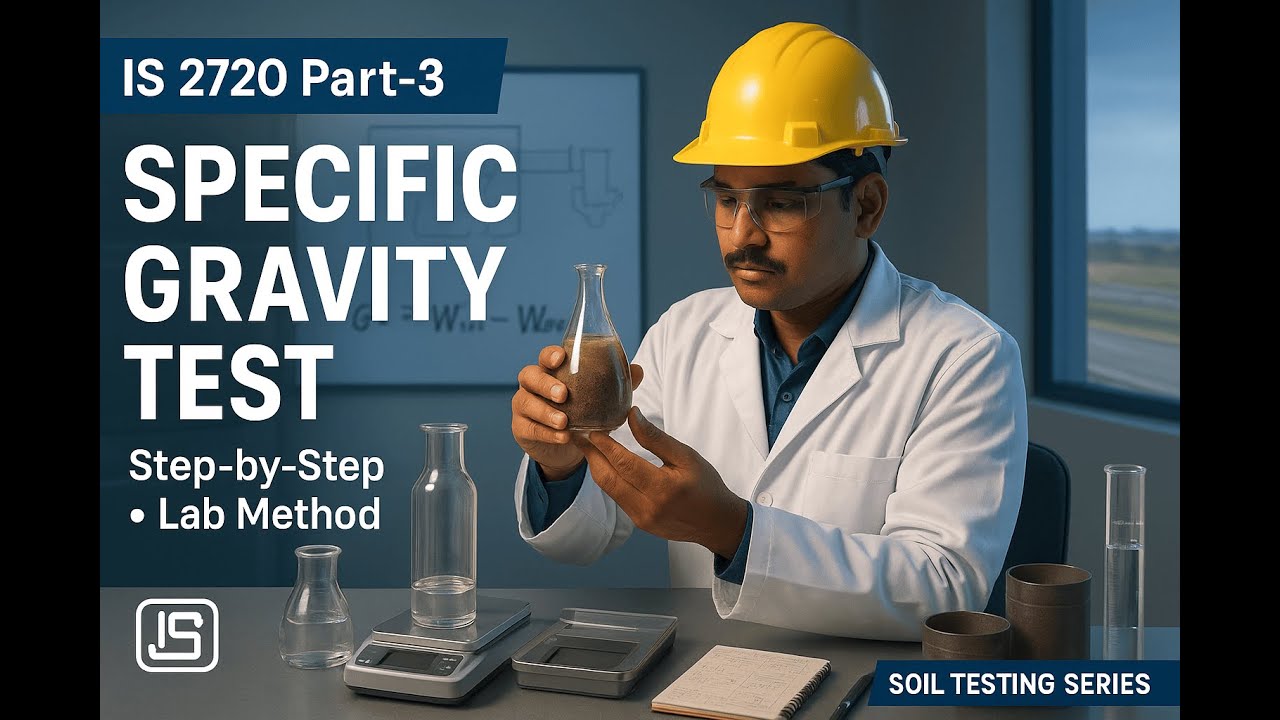 IS 2720 Part-3 | Specific Gravity Test of Soil Explained Step-by-Step
