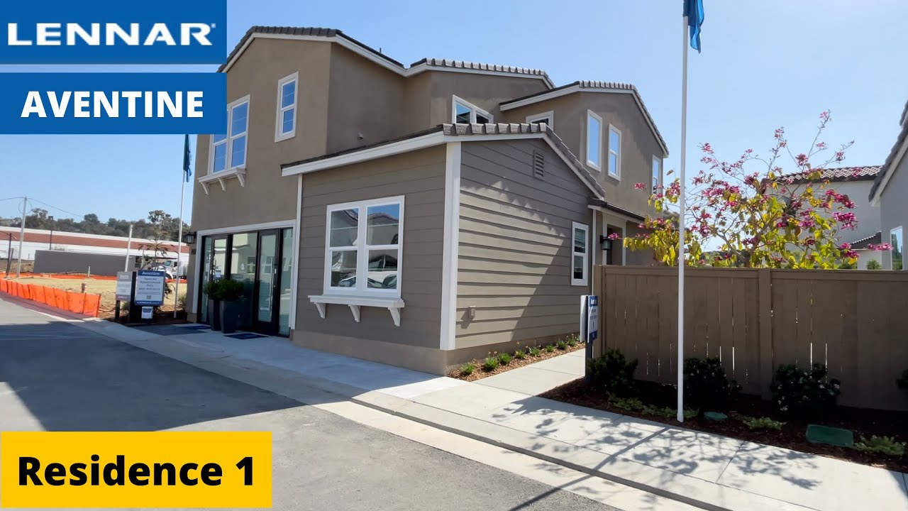 Residence 1 - Aventine by Lennar in Spring Valley, CA  4 Bed - 3 Bath - 1950 Sq. Ft. - 2 Car Garage