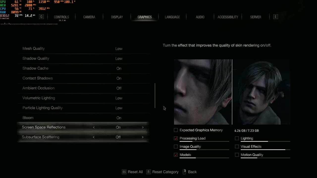 hdd 16gb ram i3-7100 rx 588 RE4 remake