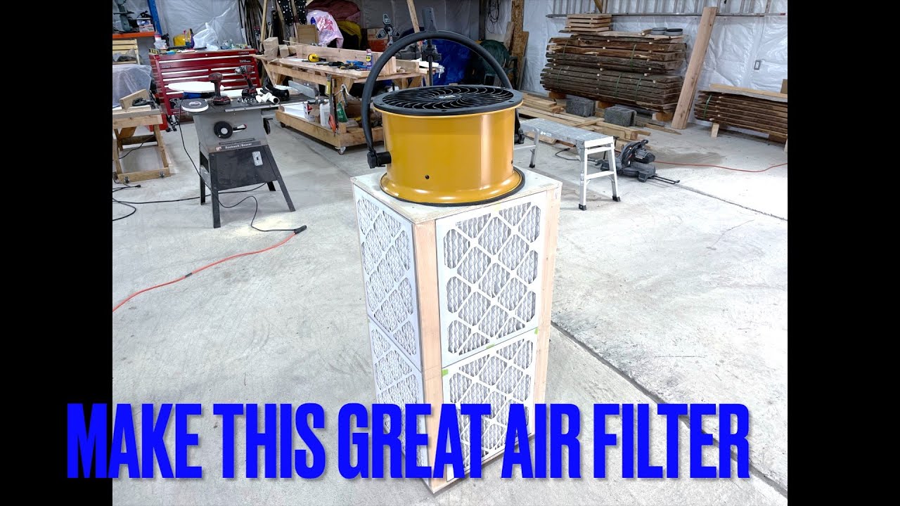 Make This Awesome Air Filter for Your Shop!