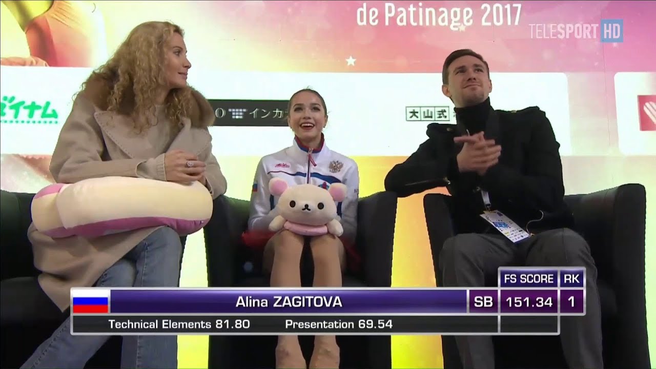 Alina Zagitova International gp france 2017 fs 1 151.34a