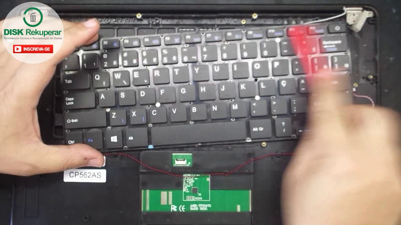 Troca de teclado Multilaser Legacy.  Passo a passo.