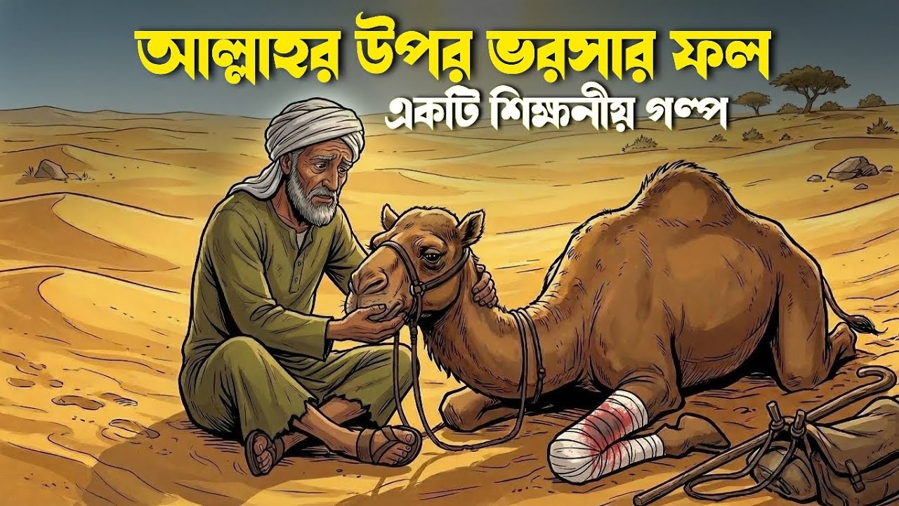 আল্লাহর উপর ভরসার ফল | আহত উট এবং গরিব কৃষকের একটি ইসলামিক শিক্ষানীয় গল্প।