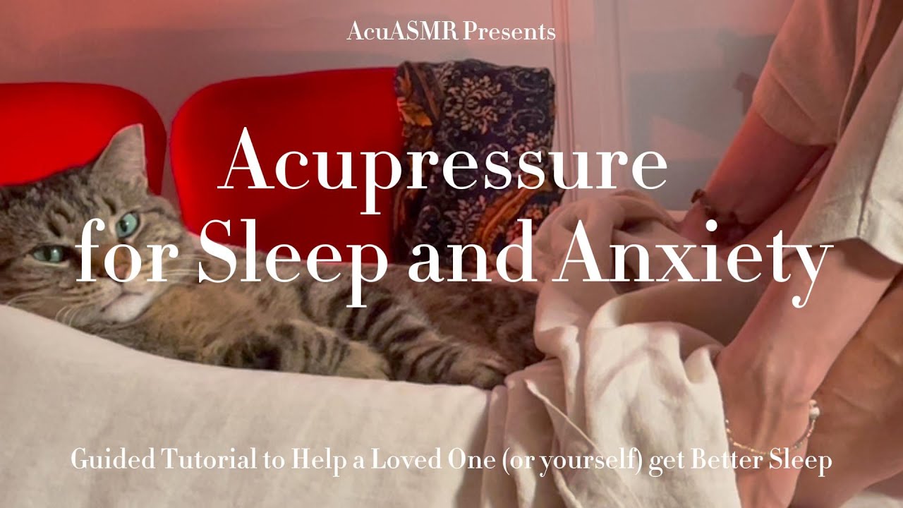 [ASMR] Урок акупрессуры для сна и борьбы с тревогой | ASMR от реального человека (вдохновлено Кэр...