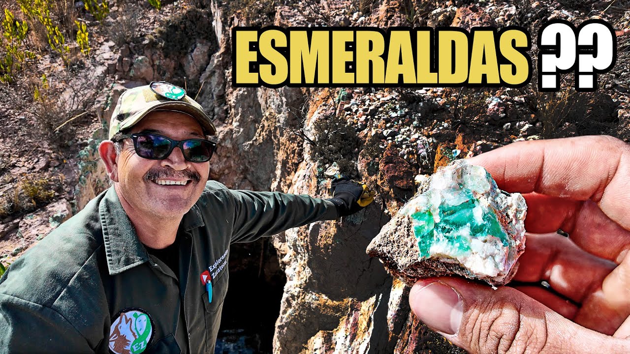 ¿Esmeraldas en Zacatecas? 😱💚 Hallamos piedras verdes en el cerro