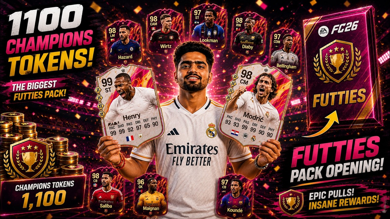 Открытие паков FUTTIES в FC 26