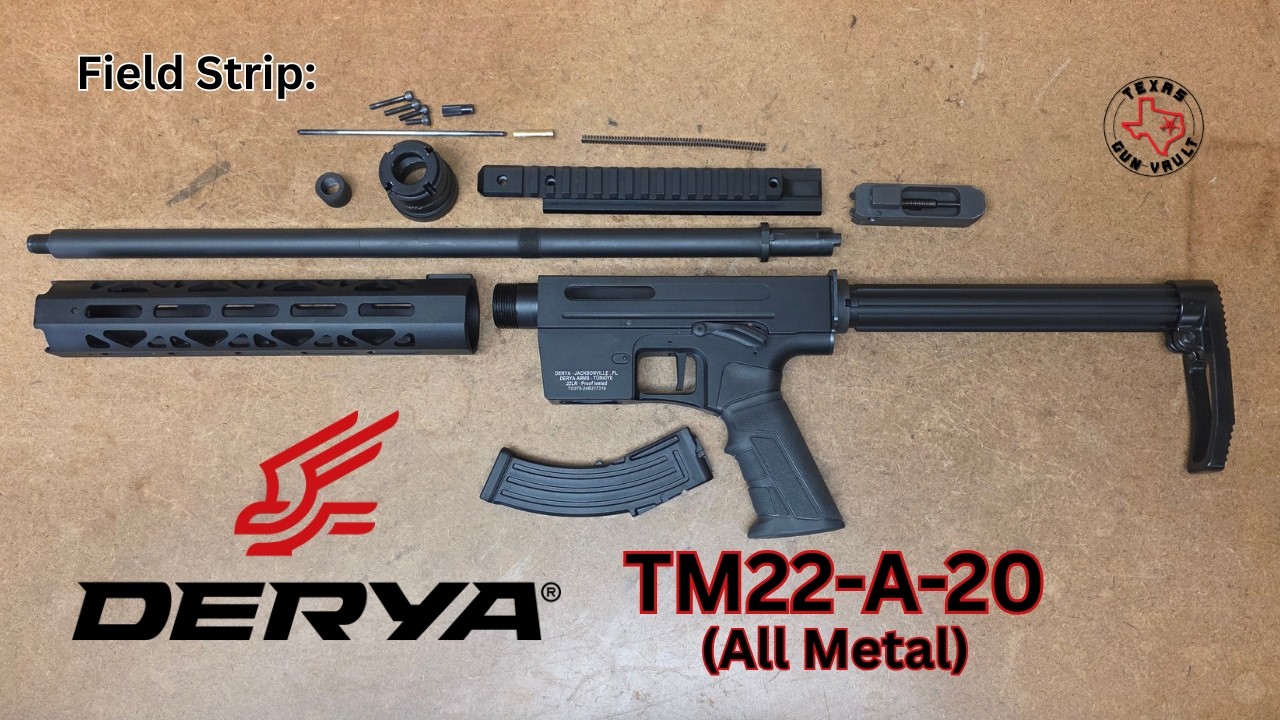 Полная разборка: винтовка Derya Arms TM22-A-20 