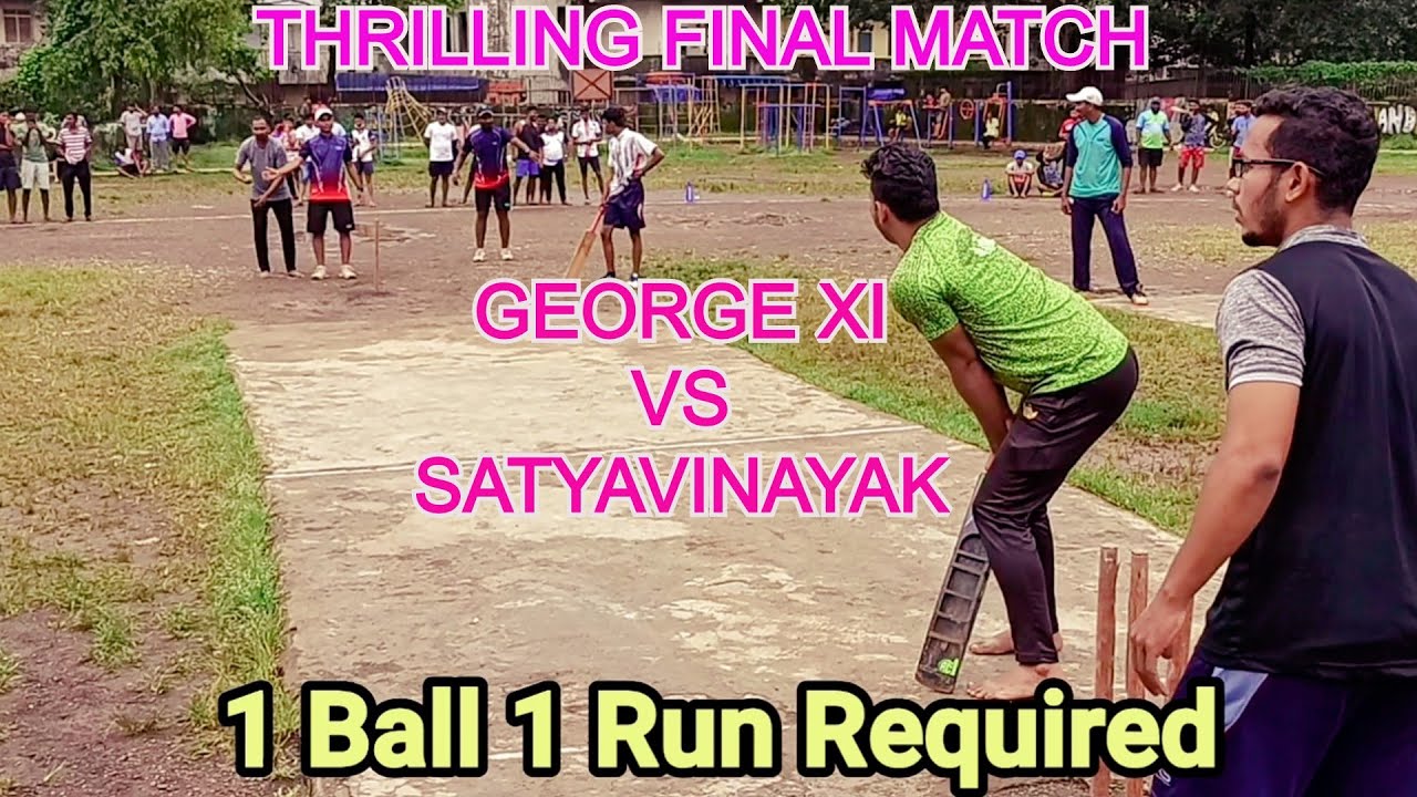 George Xi Kalyan Vs Satyavinayak Kamothe - Bhandup Rainy Tournament  - Underarm Box Cricket