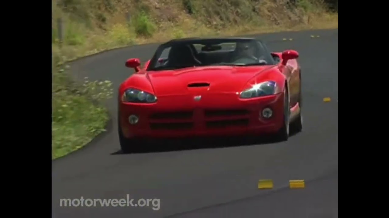 Motorweek 2003 Dodge Viper SRT-10 Road Test