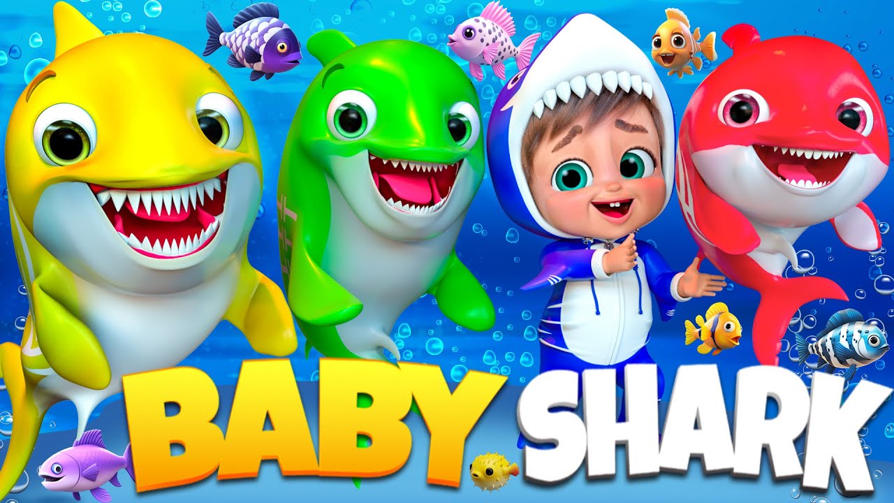 🎧 Baby Shark's  Dance  Doo Doo Song - Baby songs -Nursery Rhymes & Kids Songs #BabyShark #shorts