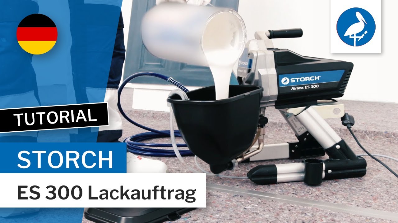 STORCH Airless EasySpray ES 300: Lackauftrag/Anwendung [DE]