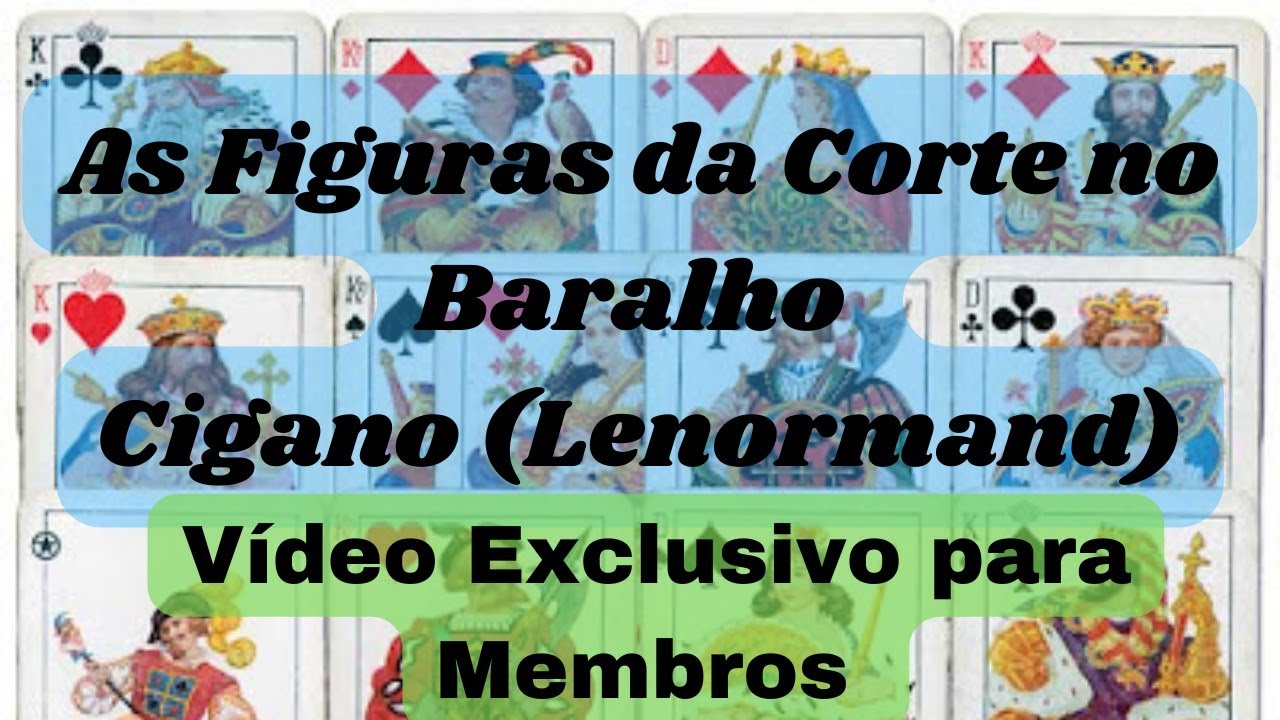 As Cartas da Corte no Baralho Cigano (Lenormand)