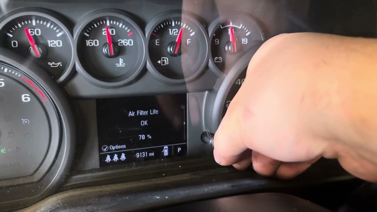 2024 Chevrolet Silverado Oil Life Reset How To