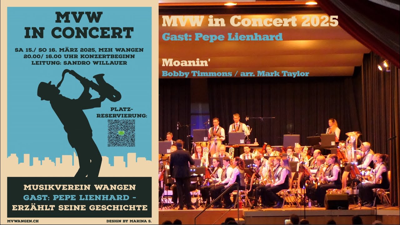 Moanin - Bobby Timmons, arr. Mark Taylor - MV Wangen